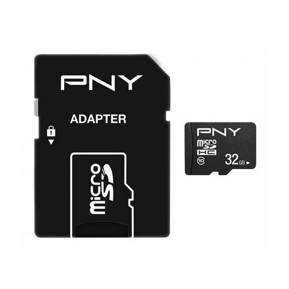 Memóriakártya Micro SDHC 32GB PNY Performance Plus Class 10 + Adapter Memóriakártya Micro SDHC 32GB PNY Performance Plus Class 10 + Adapter
