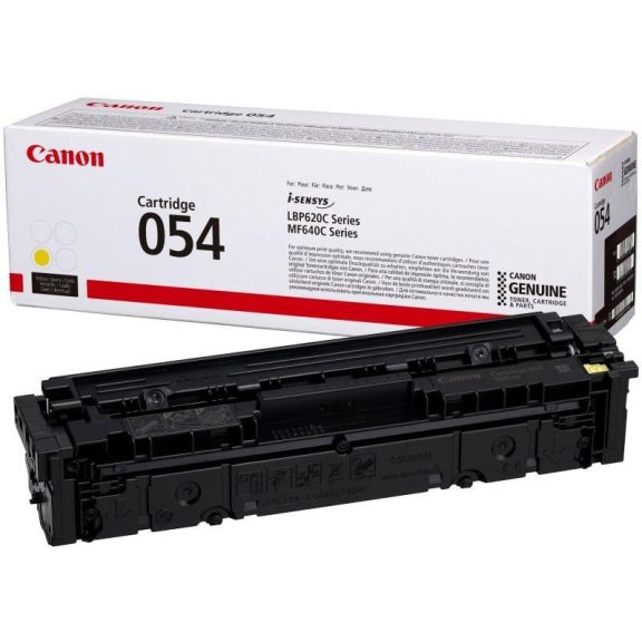 Canon toner CRG054Y yellow 1,2K Canon toner CRG054Y yellow 1,2K