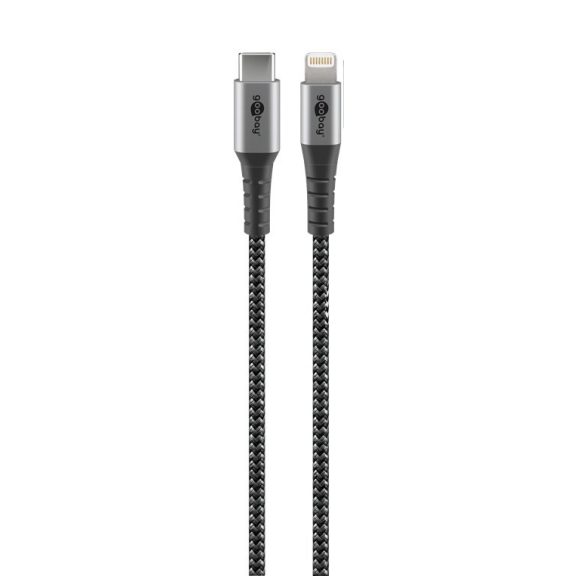 Goobay Lightning - USB-C adat- és töltőkábel, 1m, asztroszürke Goobay Lightning - USB-C adat- és töltőkábel, 1m, asztroszürke