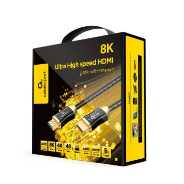   Gembird aktív optikai (AOC) HDMI kábel (apa-apa) 5 m "Premium Series" (v2.1, 8k 60Hz) (CCBP-HDMI8K-AOC-5M)