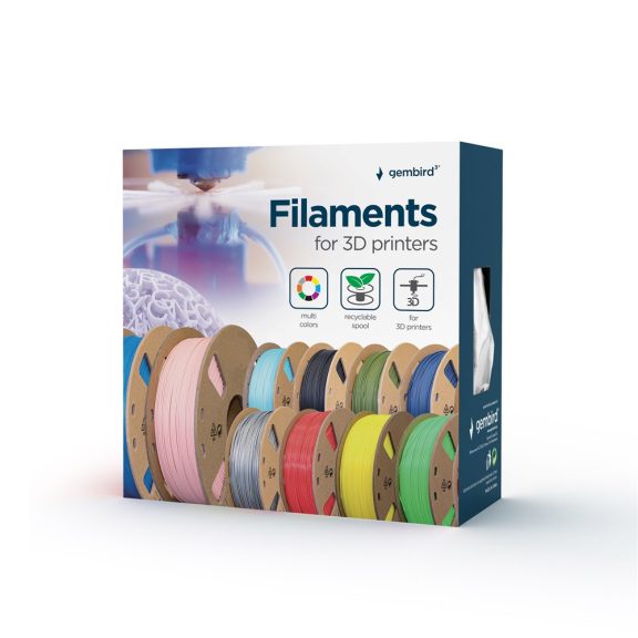 Gembird filament ASA black, 1,75 mm, 1 kg