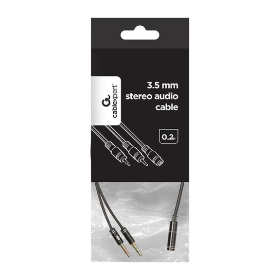 Kábel jack 3,5MM elosztó kábel Gembird (CCA-418M) Kábel jack 3,5MM elosztó kábel Gembird (CCA-418M)