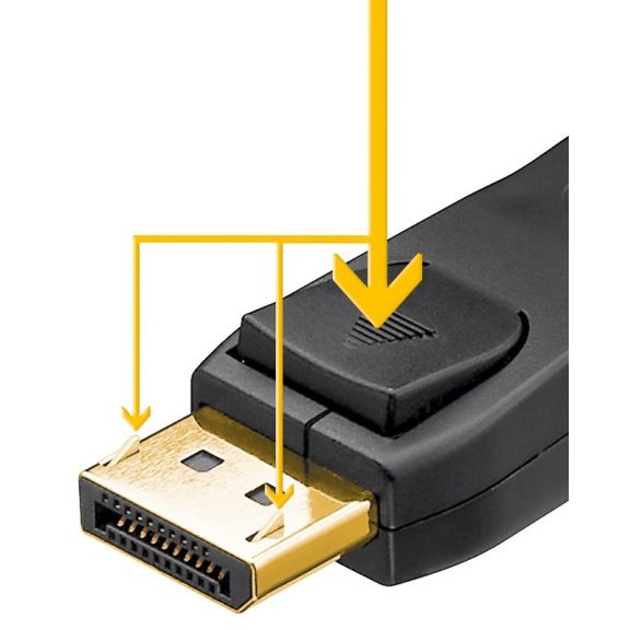 Goobay kábel DisplayPort 2.0/2.1 kábel 54 Gbit/s (8K/60 Hz) 1m Goobay kábel DisplayPort 2.0/2.1 kábel 54 Gbit/s (8K/60 Hz) 1m