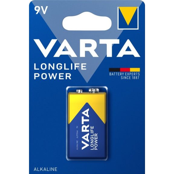 Elem VARTA Longlife Power 9V 1/bliszter Elem VARTA Longlife Power 9V 1/bliszter