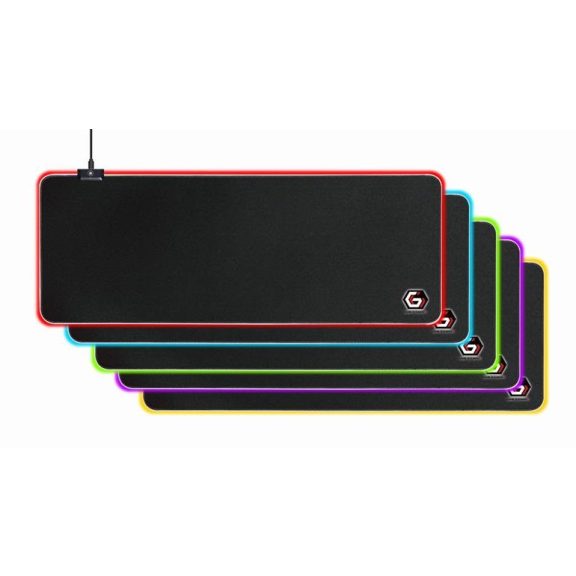 Egérpad  gamer LED fényhatással, nagy méret  (MP-GAMELED-L)