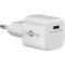 Goobay nano hálózati gyorstöltő 20W USB-C, fehér