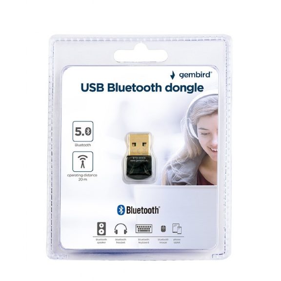 Gembird BTD-MINI6 USB Bluetooth 5.0 adapter Gembird BTD-MINI6 USB Bluetooth 5.0 adapter