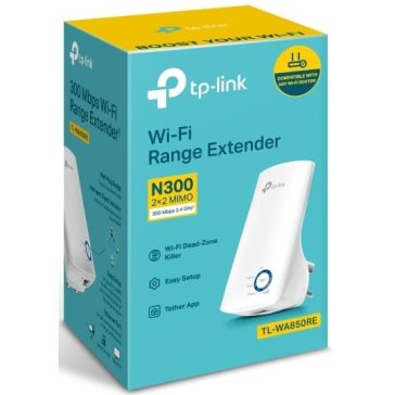   Tp-Link Általános Wifi Lefedettség Növelő/Jeltovábbító TL-WA850RE Range Extender 300MBS