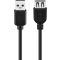 Goobay USB 2.0 hosszabbító kábel (AMAF), 3 m, szürke
