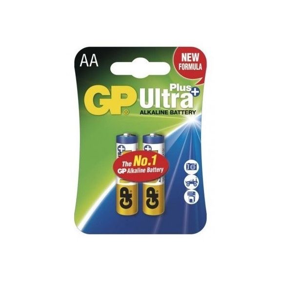 Elem GP Ultra Plus Alkáli AA 2db/bliszter (ár/bl) Elem GP Ultra Plus Alkáli AA 2db/bliszter (ár/bl)