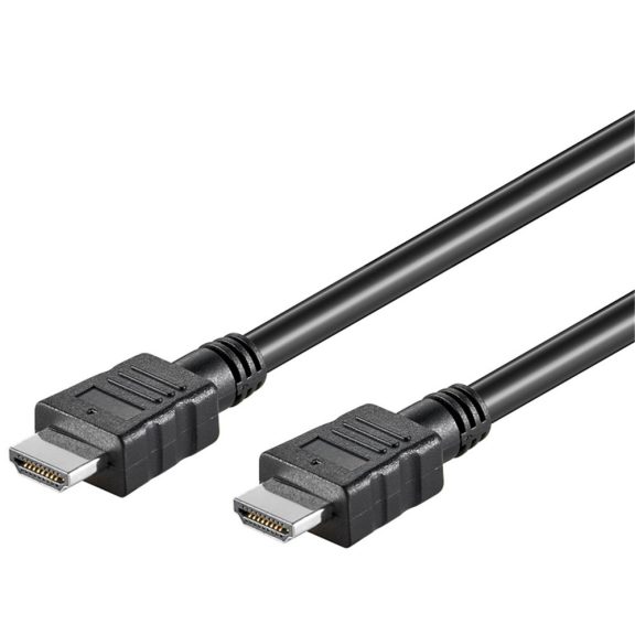 Goobay kábel HDMI (apa) - HDMI (apa) 5 m (v1.4, 4k 30Hz), nikkel bevonatú csatlakozó Goobay kábel HDMI (apa) - HDMI (apa) 5 m (v1.4, 4k 30Hz), nikkel bevonatú csatlakozó