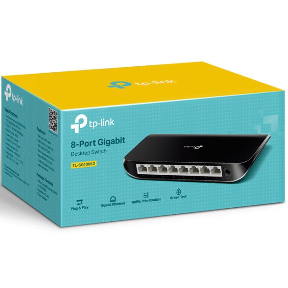 Tp-Link Switch 8 Port Gigabit (TL-SG1008D) Tp-Link Switch 8 Port Gigabit (TL-SG1008D)