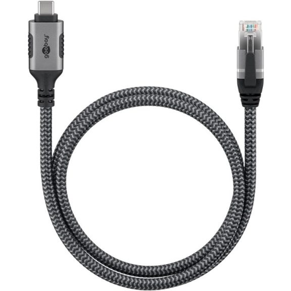 Goobay USB-C (apa) - RJ45 Ethernet (apa) kábel, 2 m