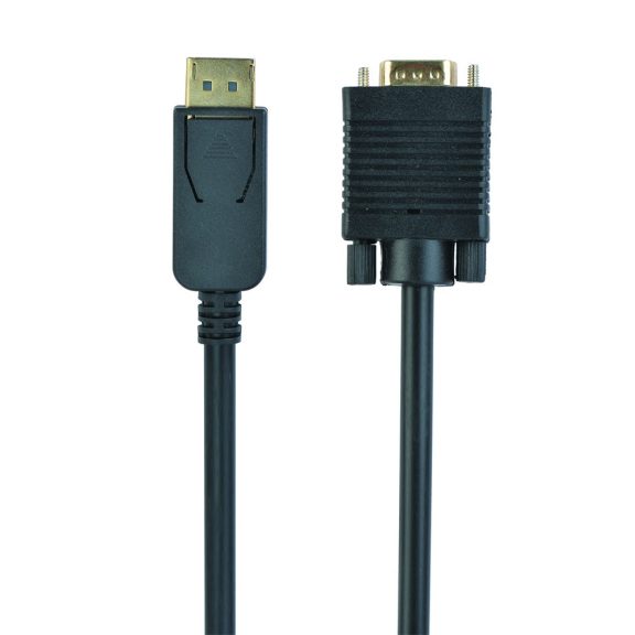 Gembird kábel Displayport 1.1V - VGA (apa-apa), 1,8m, fekete (CCP-DPM-VGAM-6) Gembird kábel Displayport 1.1V - VGA (apa-apa), 1,8m, fekete (CCP-DPM-VGAM-6)