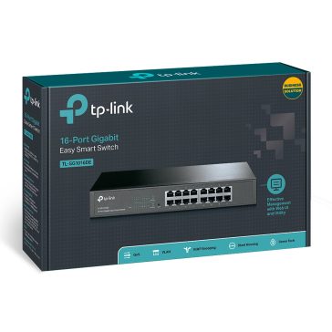 Tp-Link Switch 16 Port Gigabit Easy Smart (TL-SG1016DE)