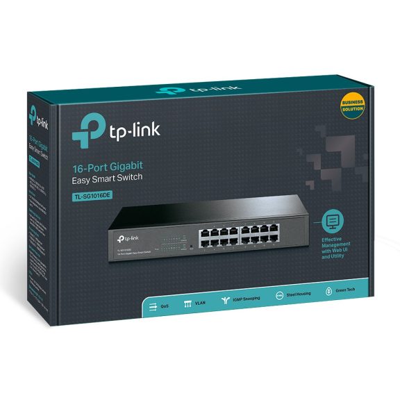 Tp-Link Switch 16 Port Gigabit Easy Smart (TL-SG1016DE) Tp-Link Switch 16 Port Gigabit Easy Smart (TL-SG1016DE)