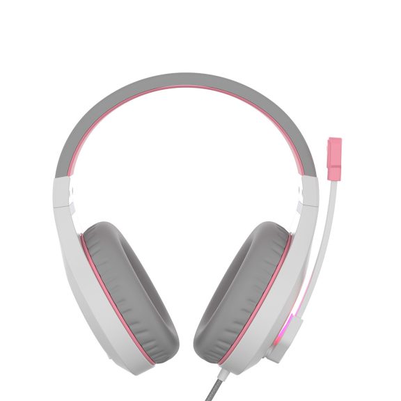 Meetion MT-HP021 gamer fejhallgató White/Pink 3,5 mm Jack+USB Meetion MT-HP021 gamer fejhallgató White/Pink 3,5 mm Jack+USB
