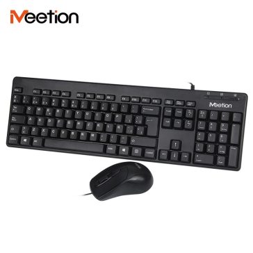   Meetion vezetékes billentyűzet +egér kombináció MT-C100 USB (HU)
