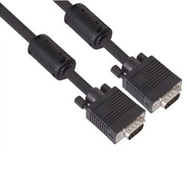 VCOM kábel monitorkábel 30m, fekete, VGA, prémium