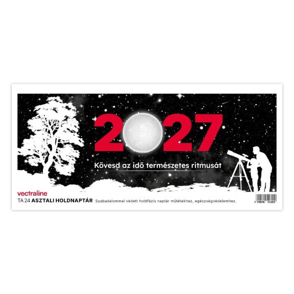 Asztali naptár TA-24 2027. évi holdfázissal Asztali naptár TA-24 2027. évi holdfázissal