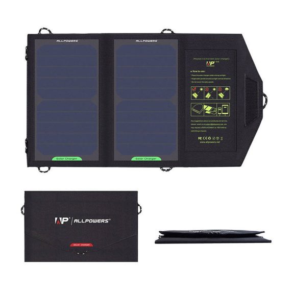 Fotovoltaikus panel Allpowers AP-SP5V 10W (napelem) Fotovoltaikus panel Allpowers AP-SP5V 10W (napelem)