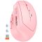Meetion ergonómikus egér  BTM008 2,4G+Bluetooth  Pink