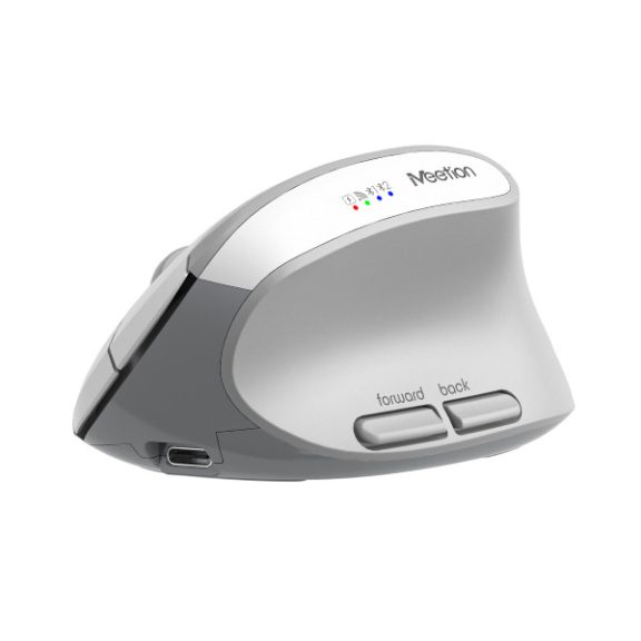 Meetion ergonómikus egér BTM008 2,4G+Bluetooth White Meetion ergonómikus egér BTM008 2,4G+Bluetooth White