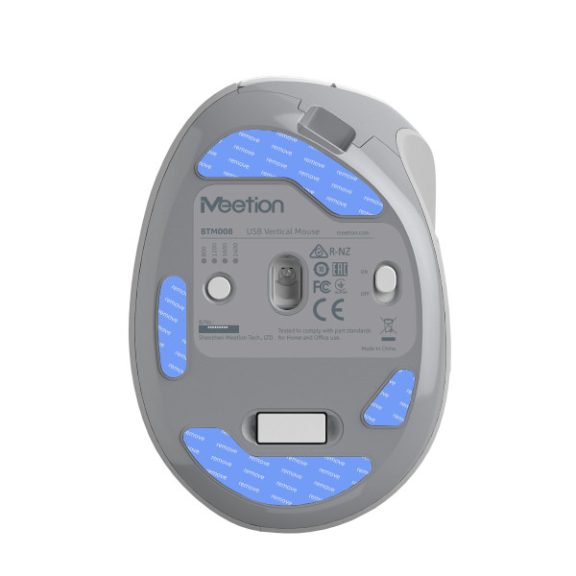 Meetion ergonómikus egér BTM008 2,4G+Bluetooth White Meetion ergonómikus egér BTM008 2,4G+Bluetooth White