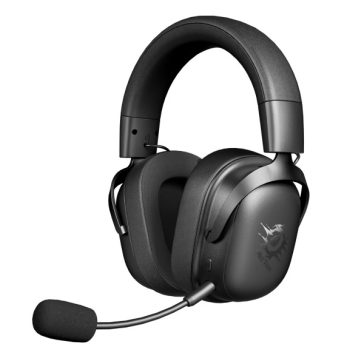   Meetion FORK PRO Vezetékes+2,4G+Bluetooth gamer fejhallgató (Black+Gray)