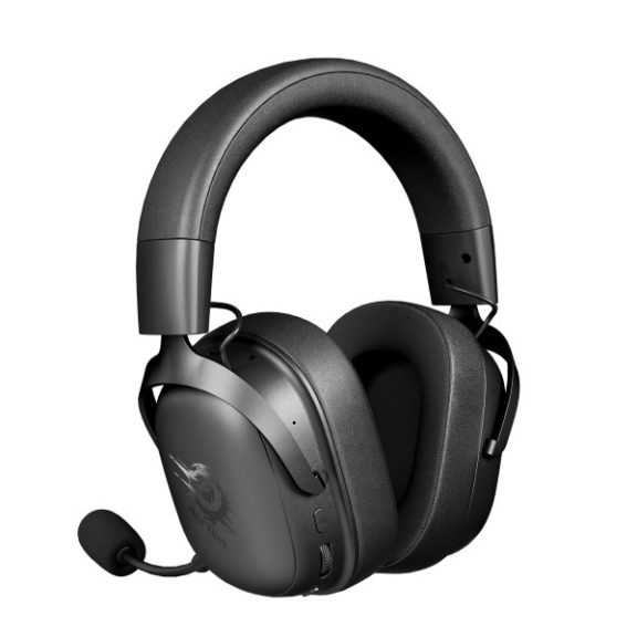 Meetion FORK PRO Vezetékes+2,4G+Bluetooth gamer fejhallgató (Black+Gray)