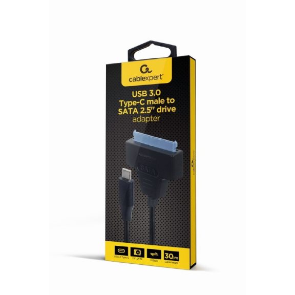 Gembird USB 3.0 Type-C apa - SATA 2,5 hüvelykes meghajtó adapter (AUS3-03) Gembird USB 3.0 Type-C apa - SATA 2,5 hüvelykes meghajtó adapter (AUS3-03)