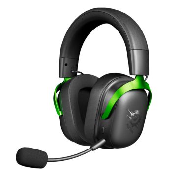   Meetion FORK PRO Vezetékes+2,4G+Bluetooth gamer fejhallgató (Black+Green)