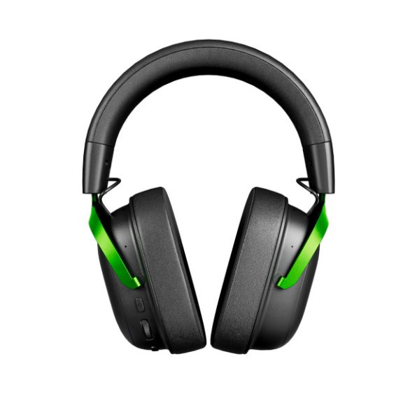 Meetion FORK PRO Vezetékes+2,4G+Bluetooth gamer fejhallgató (Black+Green)