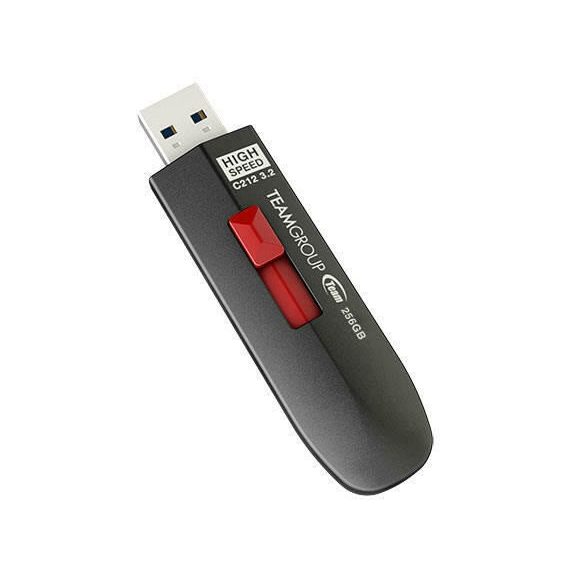 Pendrive 256GB Team C212 USB 3.2 fekete (H) Pendrive 256GB Team C212 USB 3.2 fekete (H)