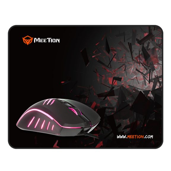 Meetion vezetékes gamer egér és egérpad Combo C011