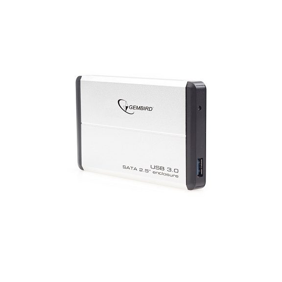 Ház Gembird külső Hdd 2,5" USB3.0 - SATA (EE2-U3S-2-S) aluminium Ház Gembird külső Hdd 2,5" USB3.0 - SATA (EE2-U3S-2-S) aluminium
