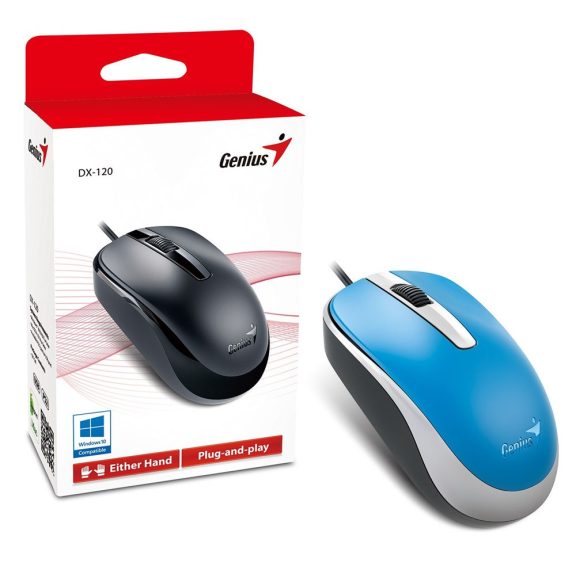 Genius egér DX-120 kék USB Genius egér DX-120 kék USB