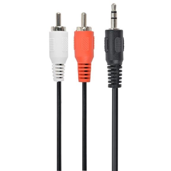 Kábel átalakító Gembird jack-rca 2,5M (CCA-458-2.5M) Kábel átalakító Gembird jack-rca 2,5M (CCA-458-2.5M)