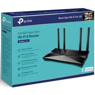 Tp-Link Archer AX10 router AX1500 Dual Band Gigabit WiFi 6E