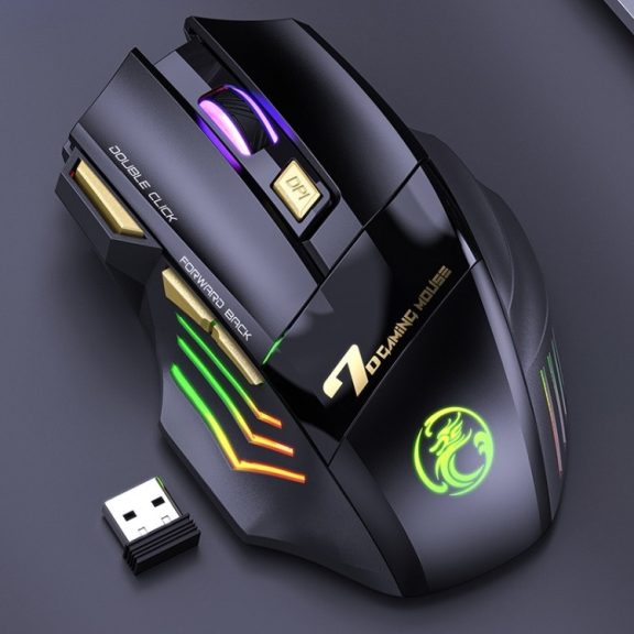 iMice vezeték nélküli gamer egér GW-X7, 3200DPI iMice vezeték nélküli gamer egér GW-X7, 3200DPI