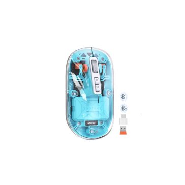 Meetion egér BTM005 2,4G+Bluetooth blue