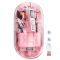 Meetion egér BTM005 2,4G+Bluetooth pink