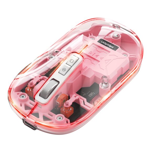 Meetion egér BTM005 2,4G+Bluetooth pink