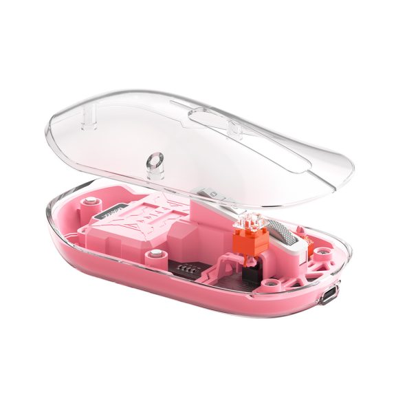 Meetion egér BTM005 2,4G+Bluetooth pink
