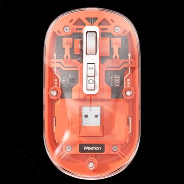 Meetion egér BTM005 2,4G+Bluetooth narancs