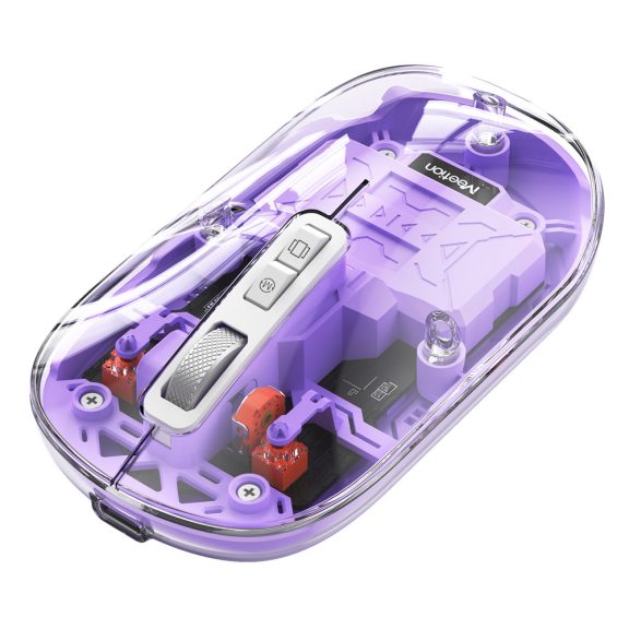Meetion egér BTM005 2,4G+Bluetooth lila