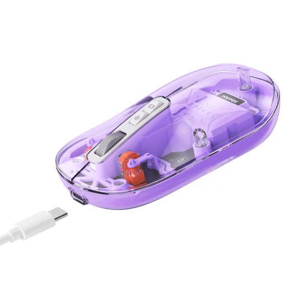 Meetion egér BTM005 2,4G+Bluetooth lila