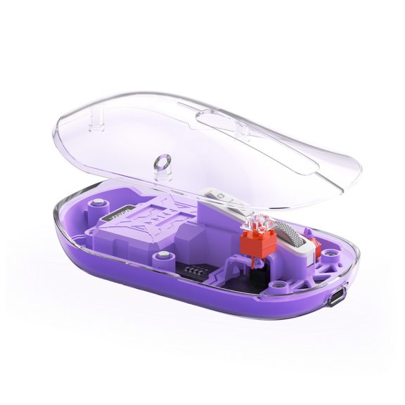 Meetion egér BTM005 2,4G+Bluetooth lila