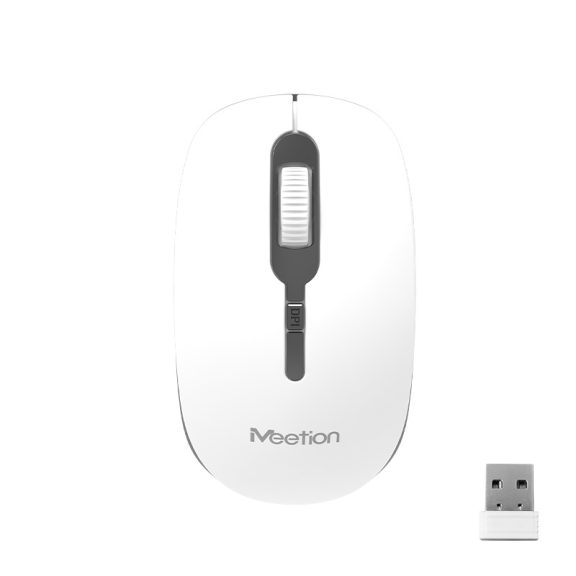 Meetion wireless egér MT-R547 white+gray