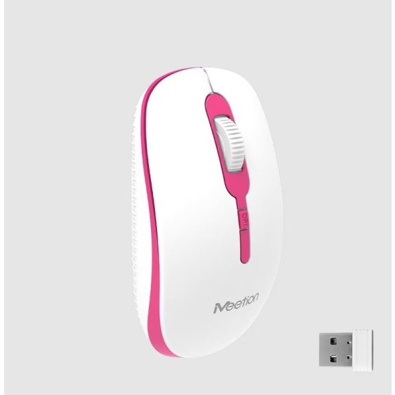 Meetion wireless egér MT-R547 white+red